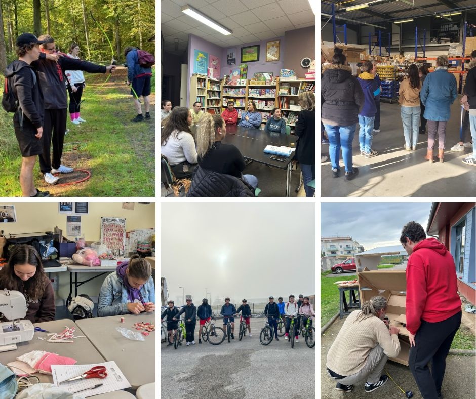 Les ateliers réalisés depuis Septembre