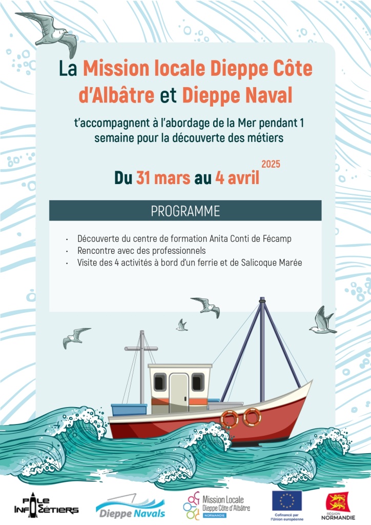 Semaine thématique des métiers de la mer au Pôle Info Métiers