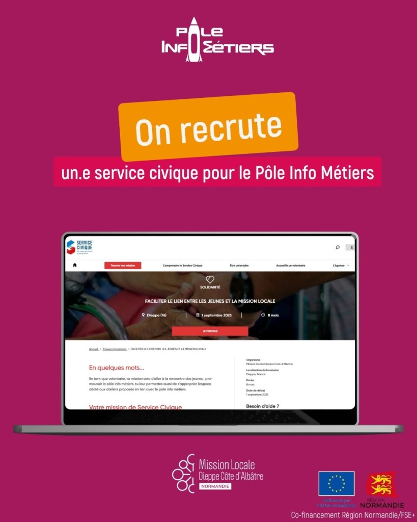 On recrute un.e service civique pour le PIM 