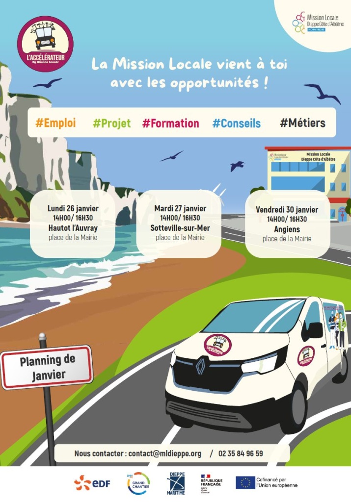 Le Van L’Accélérateur – Planning de janvier