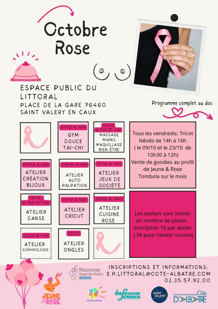 🌸 OCTOBRE ROSE À L'ANTENNE DE SAINT-VALERY-EN-CAUX 🌸