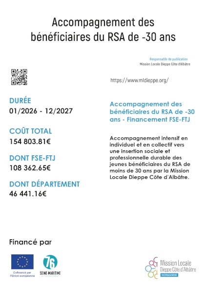 Bénéficiaire RSA - Financement